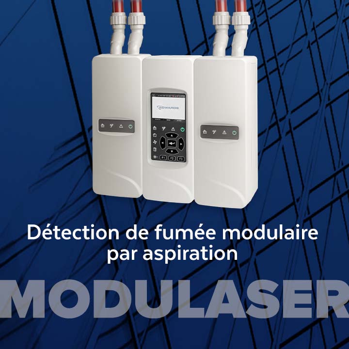 ModuLaser : Détection de fumée modulaire par aspiration